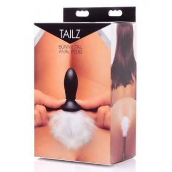 Tailz Bunny Tail Anal Plug Black