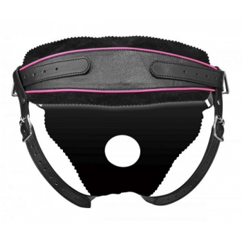 Flamingo Low Rise Strap-On Harness - Black O/S