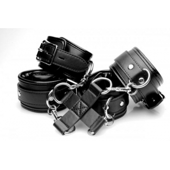 Strict Hog-Tie Restraint System Black Leather