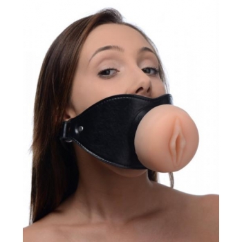 Pussy Face Oral Sex Mouth Gag Black