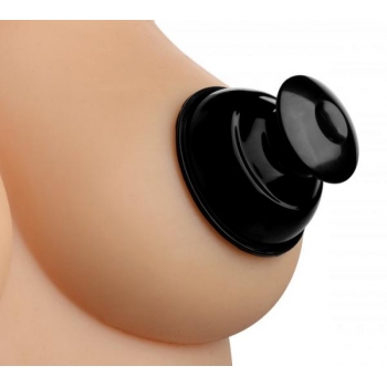Plungers Extreme Suction Silicone Nipple Suckers Black