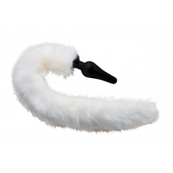 Tailz White Fox Tail Anal Plug And Ears Set