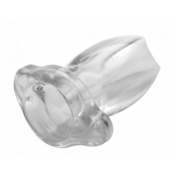 Gape Glory Clear Hollow Anal Plug Large