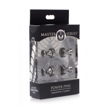 Power Pins Magnetic Nipple Clamps Set