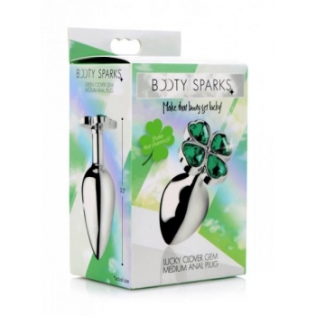 Booty Sparks Lucky Clover Gem Anal Plug (Medium)