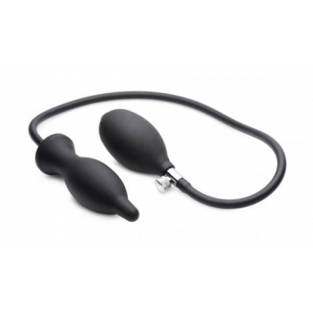 Master Series Dark Inflator Silicone Anal Plug