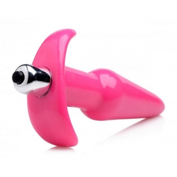 Frisky Thrilling Pink Smooth Vibrating Anal Plug