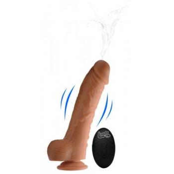 Loadz 8.5in Vibrating Dildo with Squirting Function