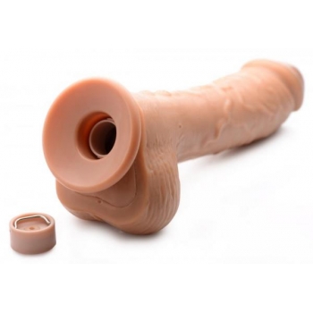 Loadz 8.5in Vibrating Dildo with Squirting Function