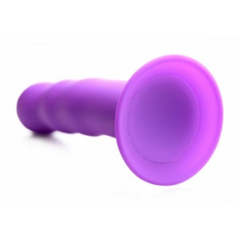 Squeeze-It Silexpan Phallic Dildo Purple