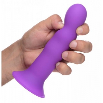 Squeeze-It Silexpan Phallic Dildo Purple