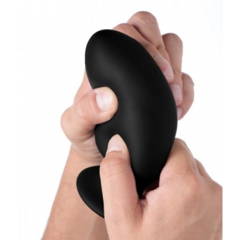 Squeeze-It Silexpan Anal Plug Large Black