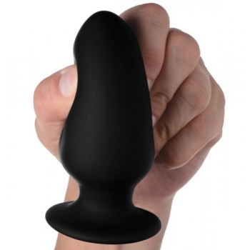 Squeeze-It Silexpan Medium Anal Plug in Black