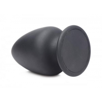 Squeeze-It Silexpan Anal Plug Small Black