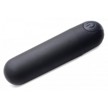 Bang! Vibrating Bullet W/ Remote Control Black