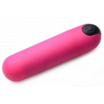 Bang! Vibrating Bullet with Remote Control - Pink