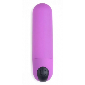 Bang! Vibrating Bullet W/ Remote Control Purple