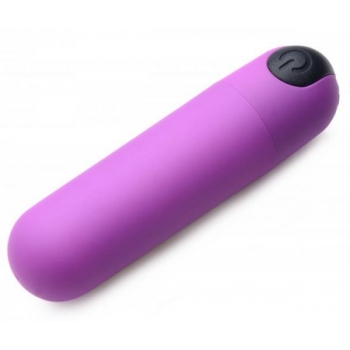 Bang! Vibrating Bullet W/ Remote Control Purple