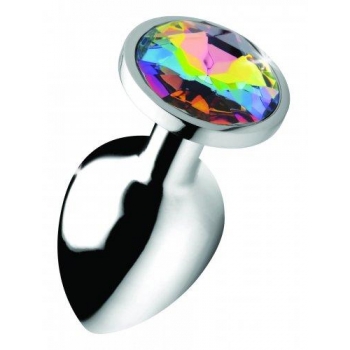 Booty Sparks Large Rainbow Prism Gem Anal Plug