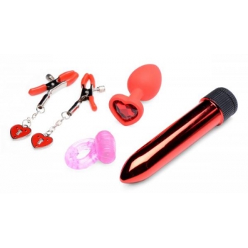 Frisky Passion Heart Kit - Complete Pleasure Set