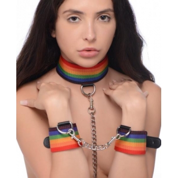 Master Series Kinky Pride Rainbow Bondage Set