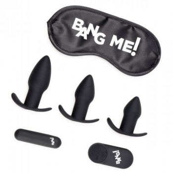 Bang! Backdoor Adventure 3pc Butt Plug Kit - Black