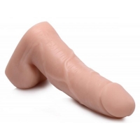 Strap U Large Bulge Soft Packer Dildo Light