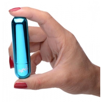 Bang! 10x Vibrating Metallic Bullet - Blue