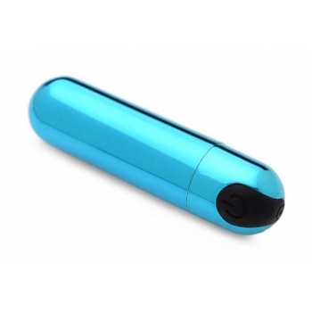 Bang! 10x Vibrating Metallic Bullet - Blue