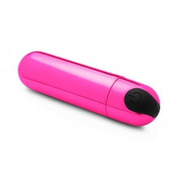 Bang! 10x Vibrating Metallic Bullet Pink