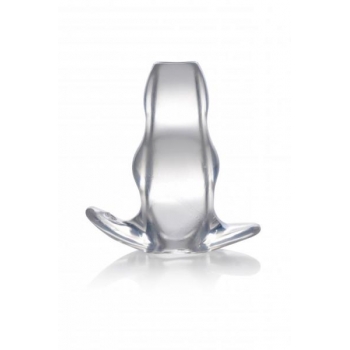 Master Series Clear View Hollow Anal Plug - Medium