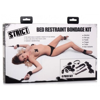 Strict Bed Restraint Bondage Kit: Explore Your Wild Side