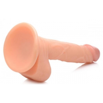 Pop 6.5in Dildo W/ Balls Light