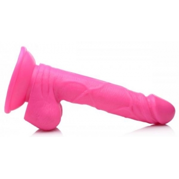 Pop 6.5in Dildo W/ Balls Pink