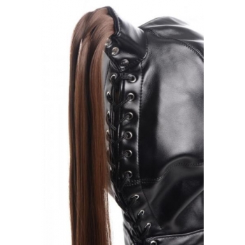 Strict Ponytail Bondage Hood