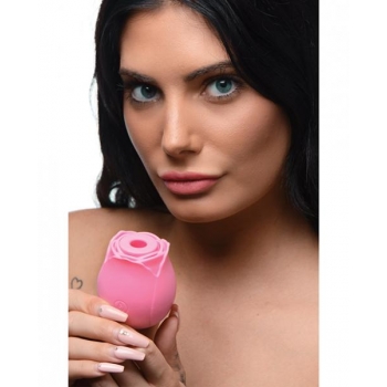 Inmi Bloomgasm Wild Rose 10x Pink Suction Clit Stimulator