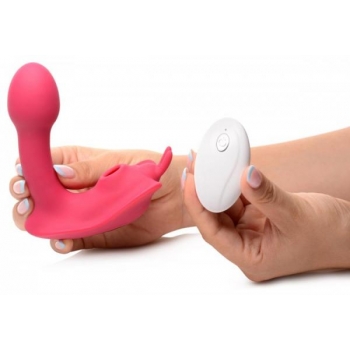 Shegasm Butterfly Tease 10x Clit Suction Stim W/ Remote