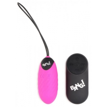 Bang! Swirl Silicone Egg Vibrator in Pink