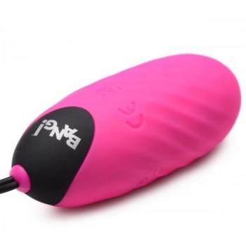 Bang! Swirl Silicone Egg Vibrator in Pink