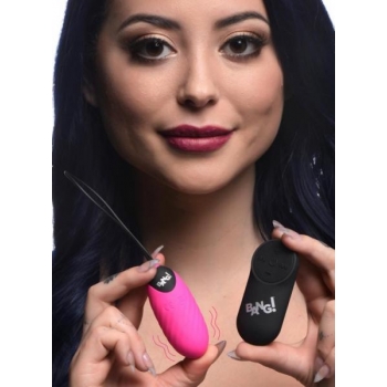 Bang! Swirl Silicone Egg Vibrator in Pink