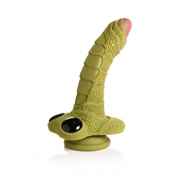 Creature Cocks Swamp Monster - Green Scaly Silicone Dildo