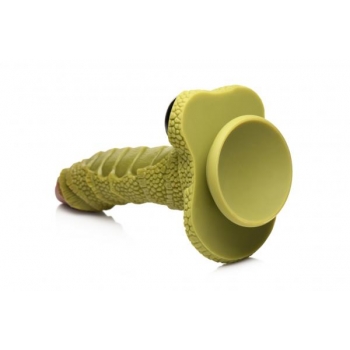 Creature Cocks Swamp Monster - Green Scaly Silicone Dildo