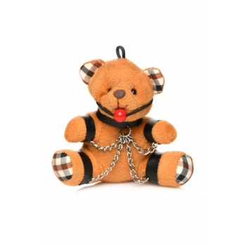 Master Series Gagged Teddy Bear Keychain