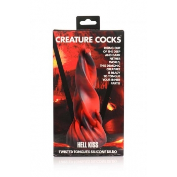 Creature Cocks Hell Kiss Twisted Silicone Dildo