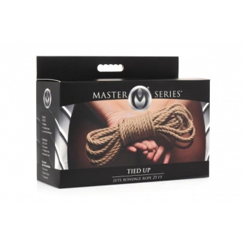 Master Series Tied Up Jute Bondage Rope 25ft