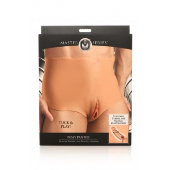 Master Series Pussy Panties Silicone Vagina/Ass Medium