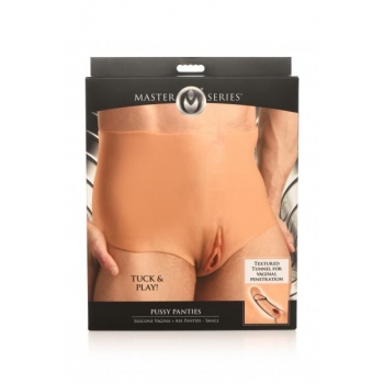 Master Series Pussy Panties Silicone Vagina/Ass - Small