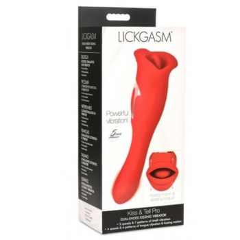 Lickgasm Kiss & Tell Pro Dual Ended Kissing Vibrator