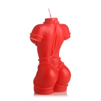 Master Series Bound Goddess Drip Candle - Red Elegance