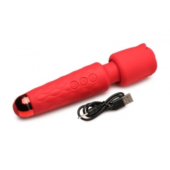 Bloomgasm Pleasure Rose Wand 10x with Rose Attachment